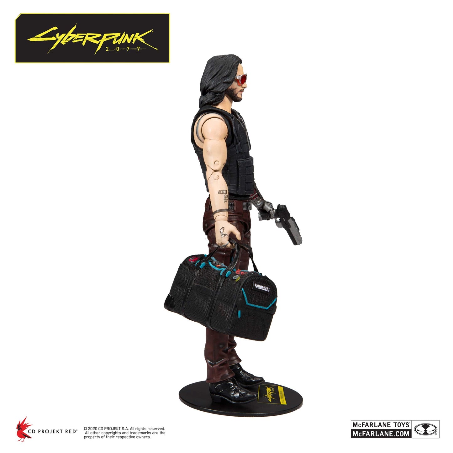 McFarlane Toys Cyberpunk 2077 Johnny Silverhand Variant Action Figure – Ultra Articulation Collectible