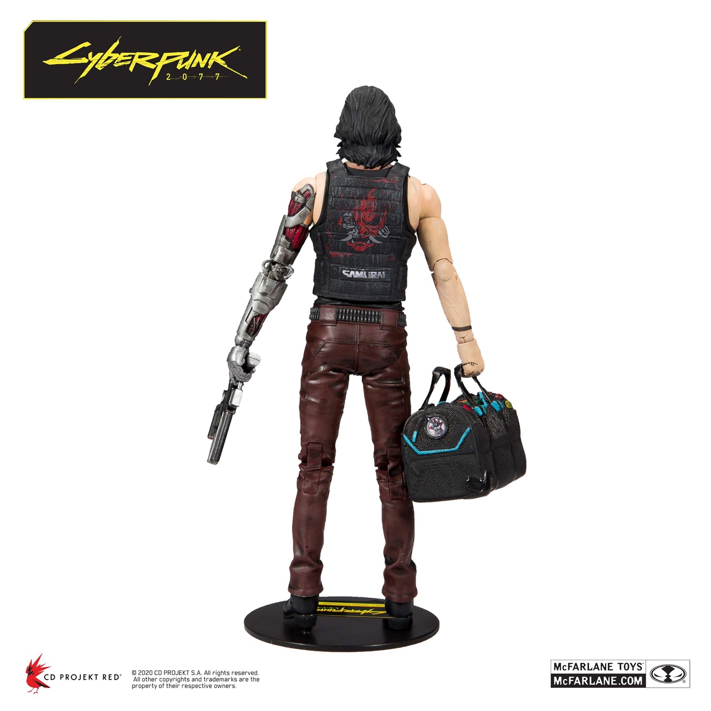 McFarlane Toys Cyberpunk 2077 Johnny Silverhand Variant Action Figure – Ultra Articulation Collectible
