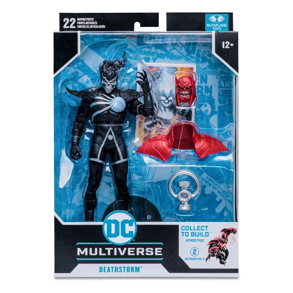 McFarlane Toys DC Build-A 7-Inch Figures WV8 Blackest Night Deathstorm