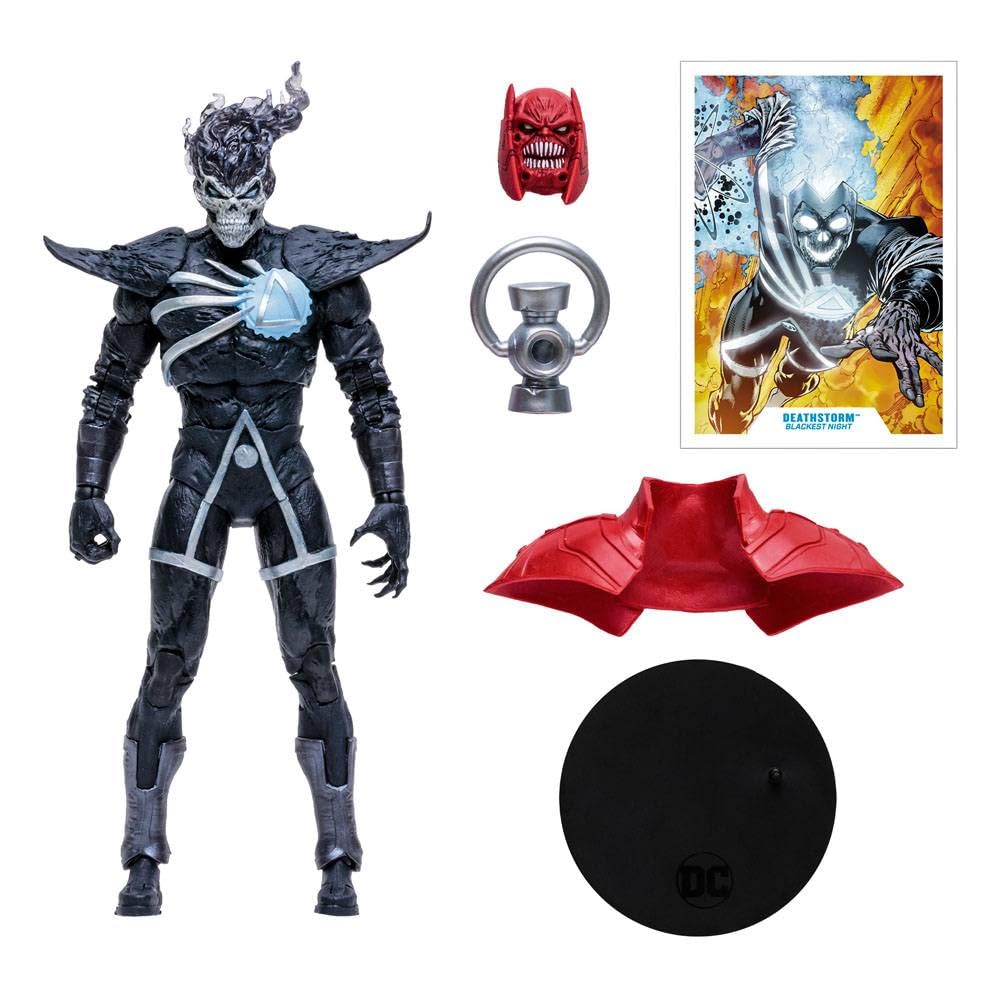 McFarlane Toys DC Build-A 7-Inch Figures WV8 Blackest Night Deathstorm