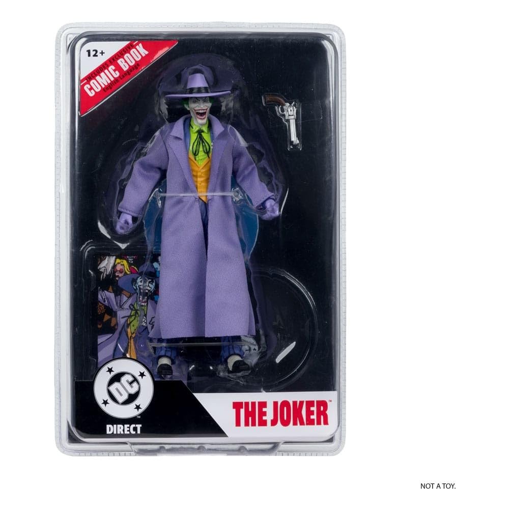 McFarlane Toys DC Direct Page Punchers: The Joker (Crisis on Infinite Earths) 7-Inch Figure