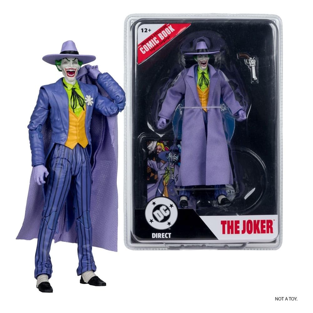 McFarlane Toys DC Direct Page Punchers: The Joker (Crisis on Infinite Earths) 7-Inch Figure