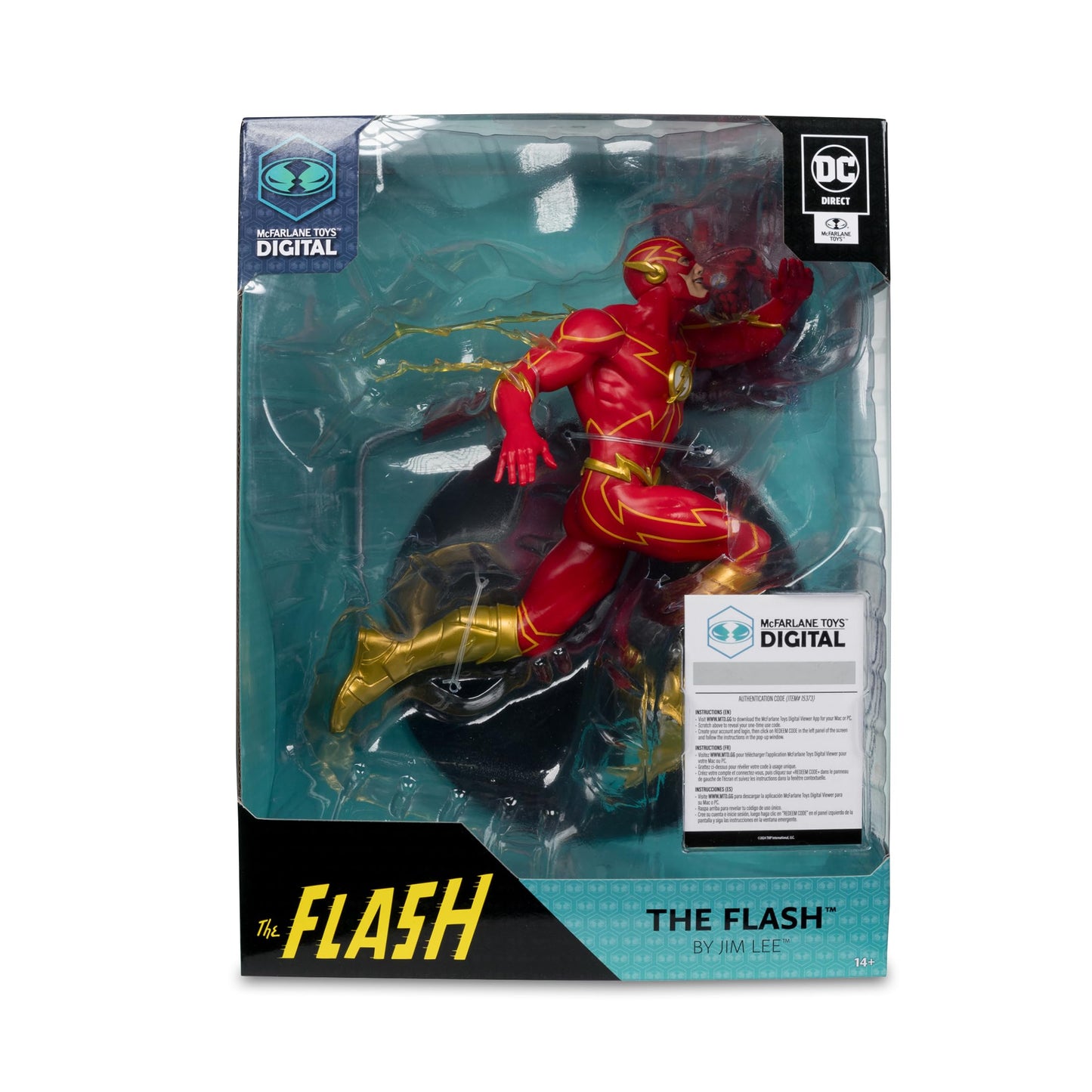 McFarlane Toys DC Direct The Flash by Jim Lee 1-6 Scale Statue Collectible Figure