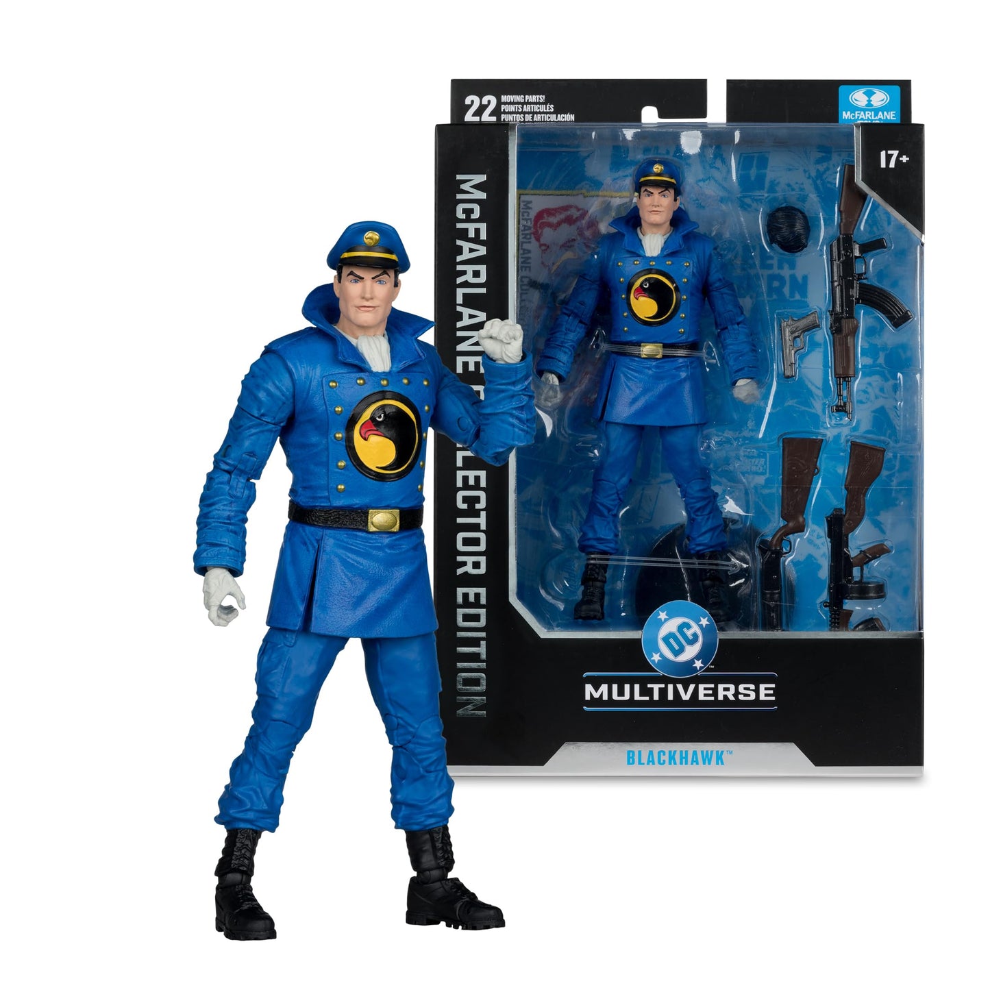McFarlane Toys DC Multiverse Blackhawk 7in Action Figure | DC Classics Collector Edition #49
