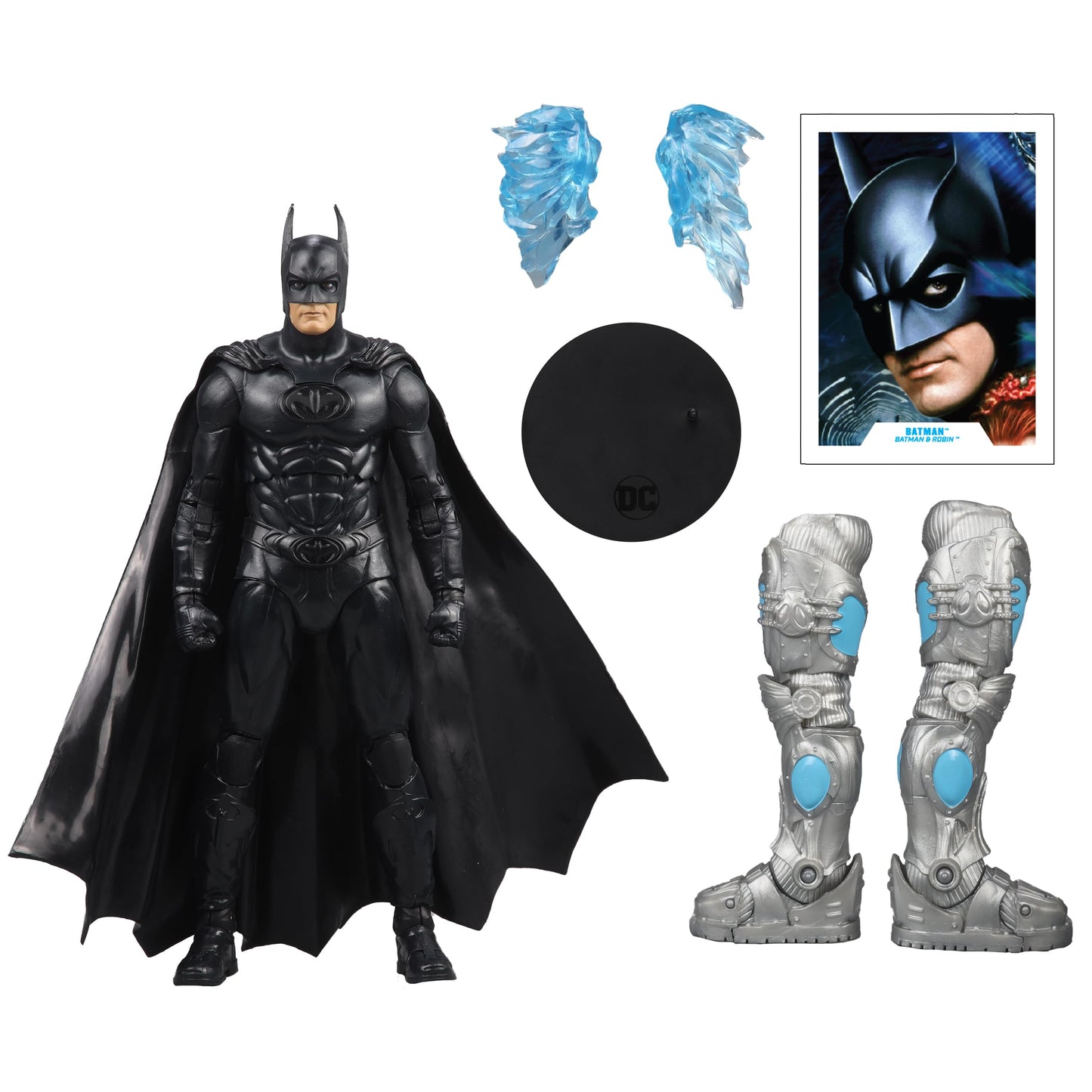 McFarlane Toys DC Multiverse Batman & Robin 7-Inch Build-A Figure – Batman (Black)