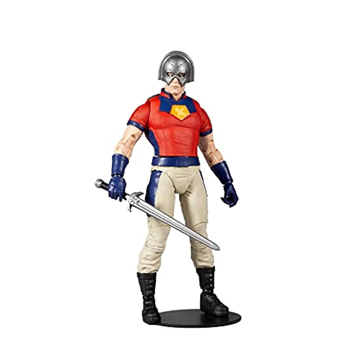 McFarlane Toys DC Multiverse Peacemaker 7-inch Action Figure with Build-A King Shark Piece