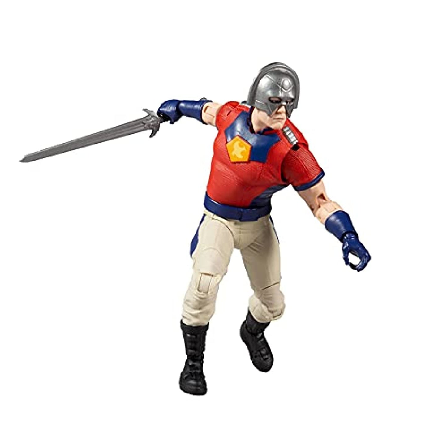 McFarlane Toys DC Multiverse Peacemaker 7-inch Action Figure with Build-A King Shark Piece