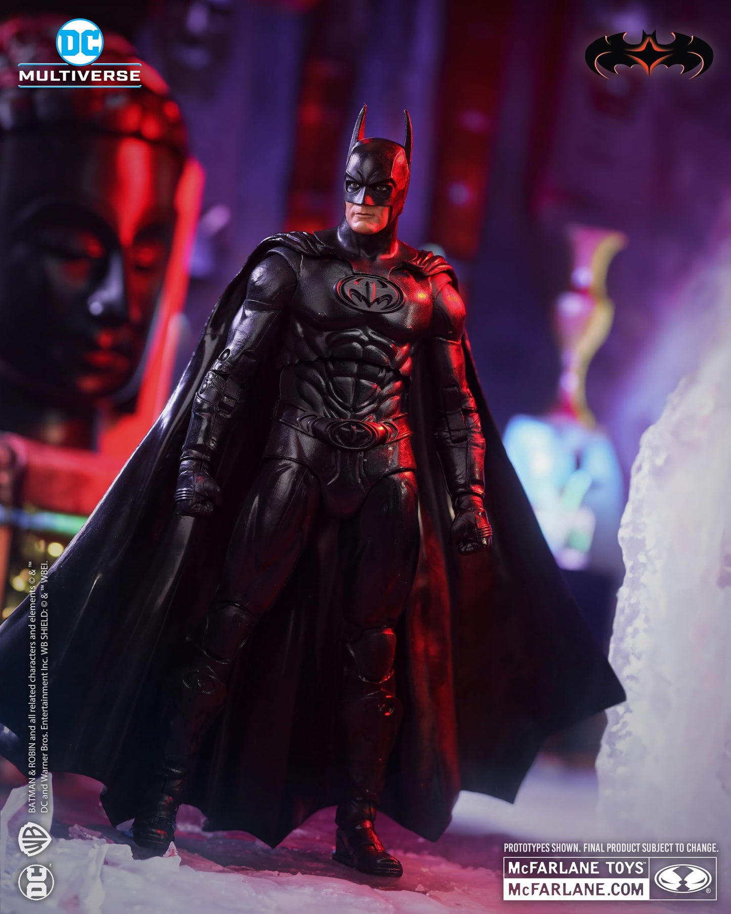 McFarlane Toys DC Multiverse Batman & Robin 7-Inch Build-A Figure – Batman (Black)