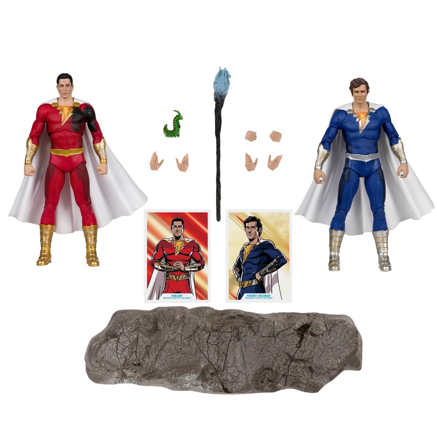 McFarlane Toys DC Multiverse Shazam & Freddy Freeman 2pk - 7in Action Figures, Gold Label Amazon Exclusive