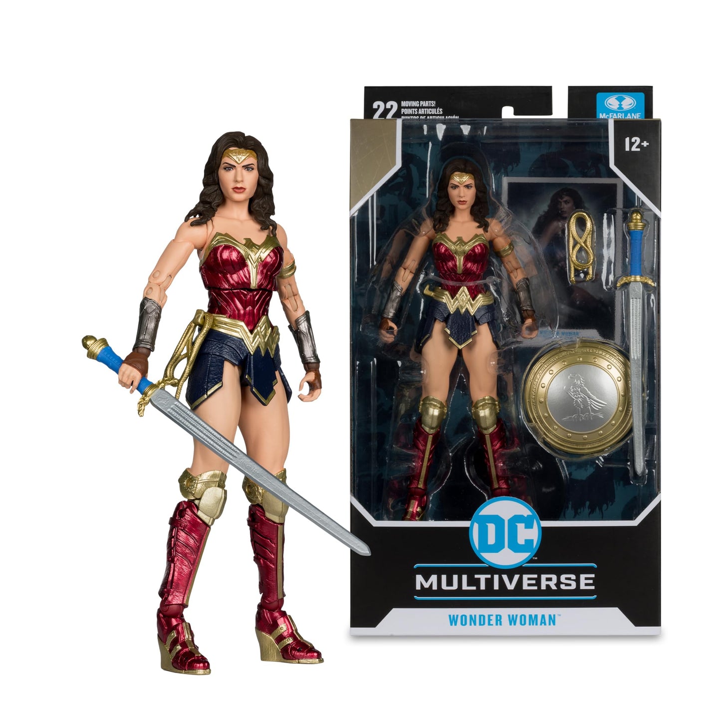 McFarlane Toys DC Multiverse Wonder Woman 7in Action Figure – Batman v Superman: Dawn of Justice