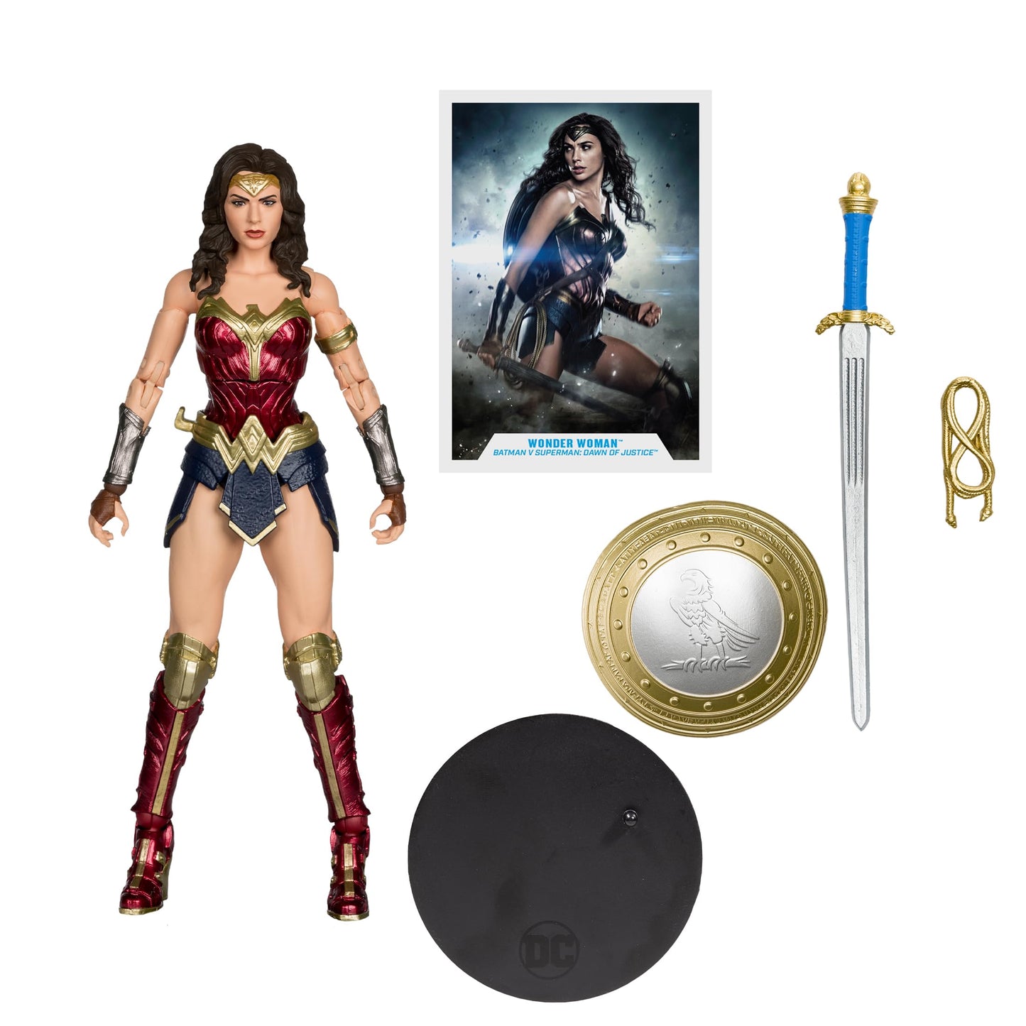 McFarlane Toys DC Multiverse Wonder Woman 7in Action Figure – Batman v Superman: Dawn of Justice