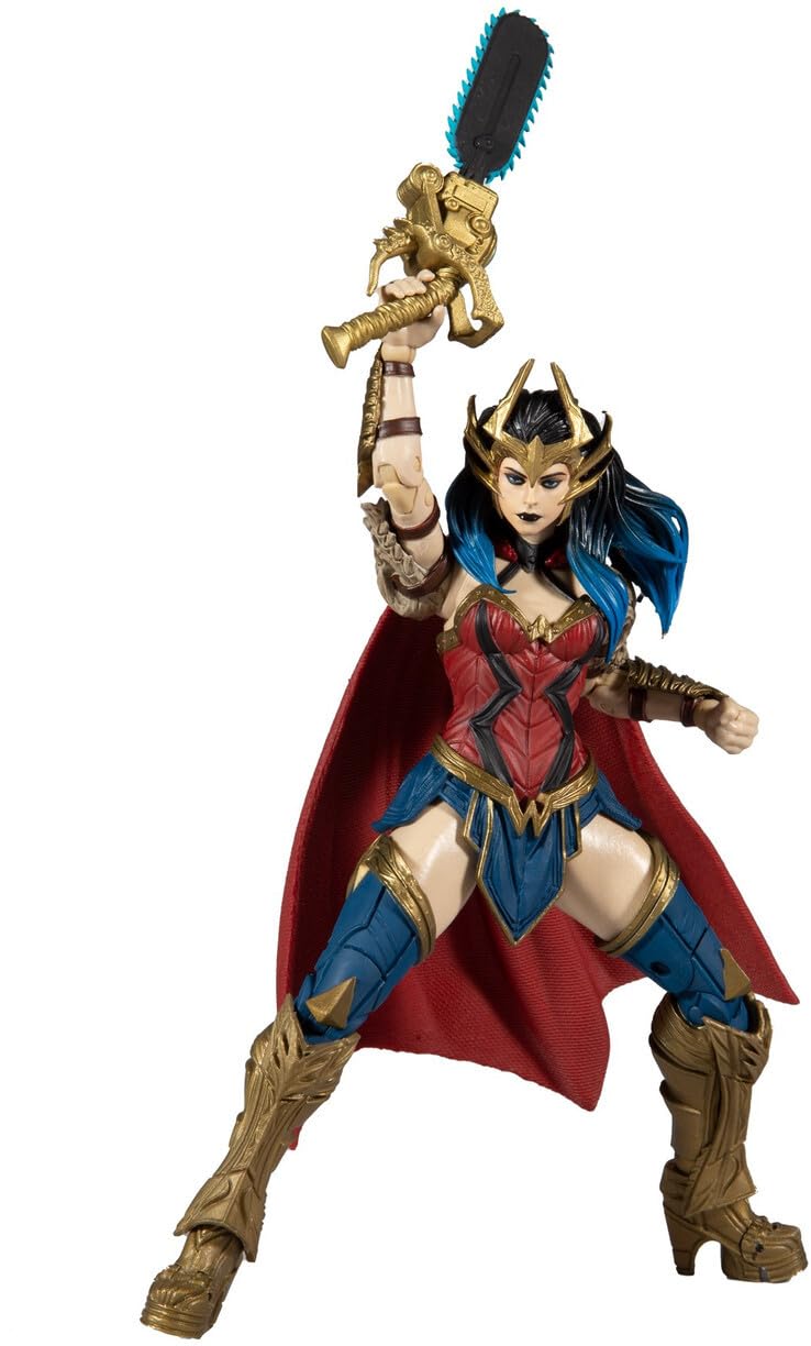 McFarlane Toys DC Multiverse Dark Nights: Death Metal Wonder Woman 7-inch Action Figure with Build-A Darkfather Parts