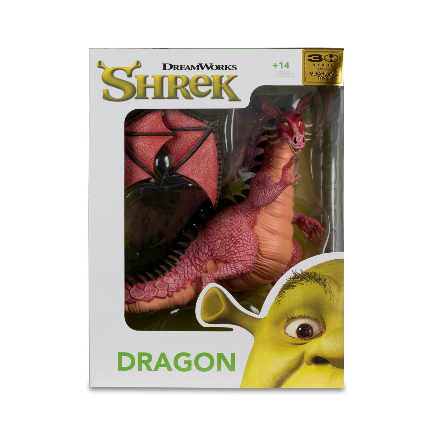 McFarlane Toys DreamWorks Dragon Shrek 12in Posed Figure – 30th Anniversary Collectible