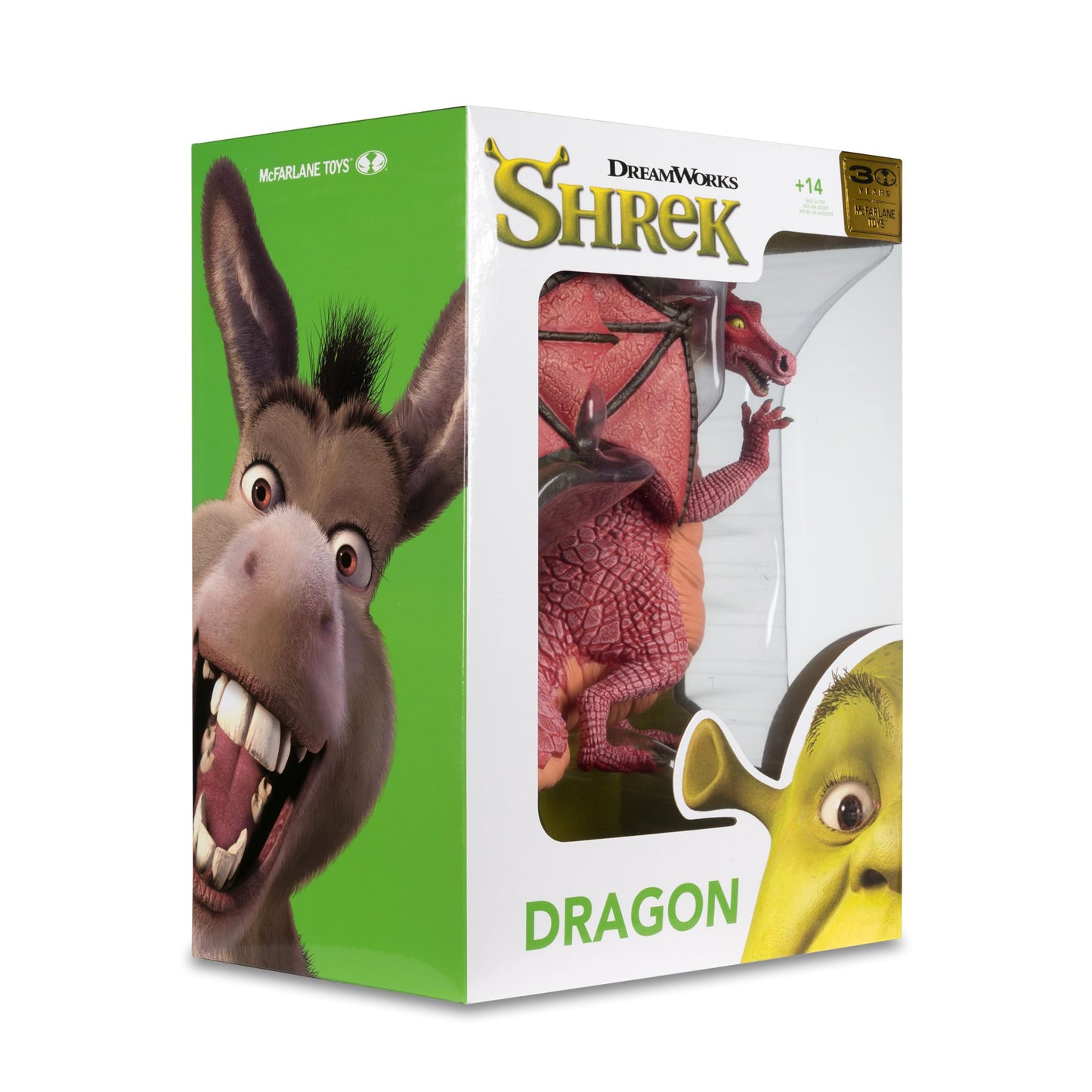 McFarlane Toys DreamWorks Dragon Shrek 12in Posed Figure – 30th Anniversary Collectible