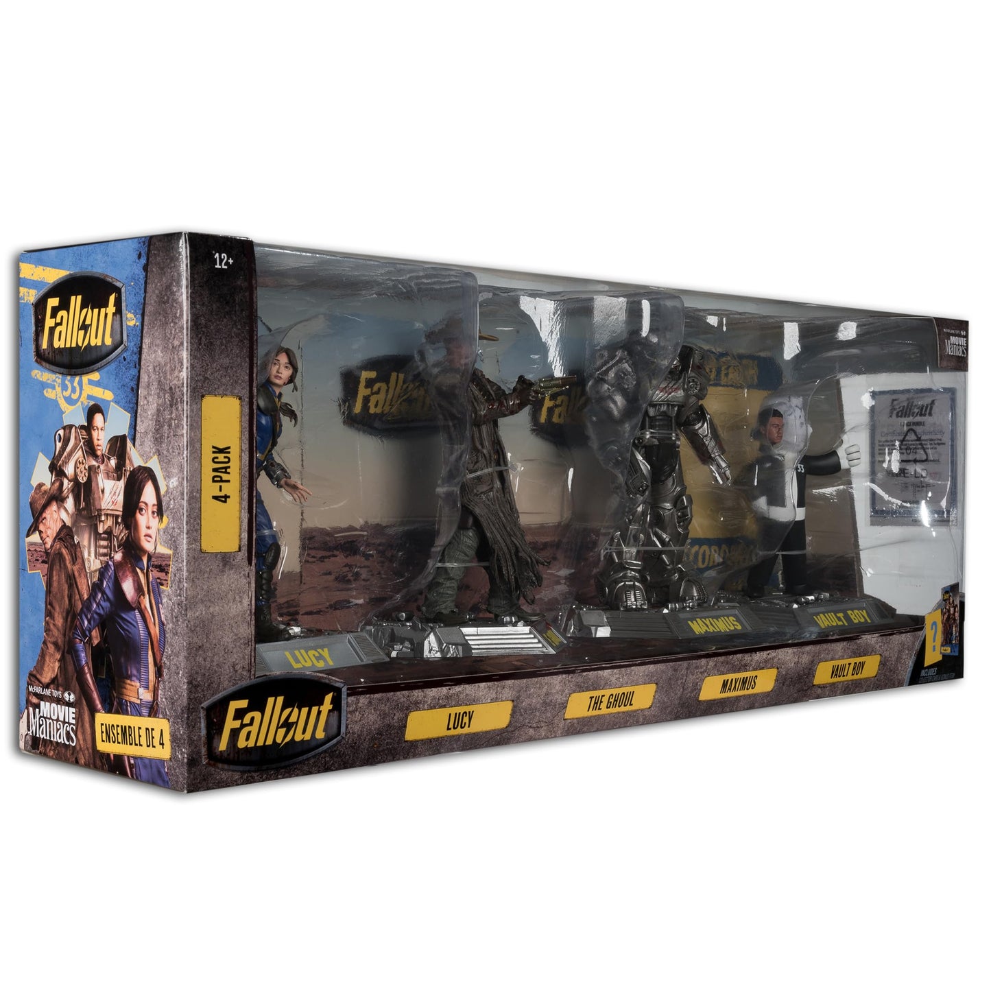McFarlane Fallout Lucy, Maximus, The Ghoul & Vault Boy 6in Figures 4-Pack