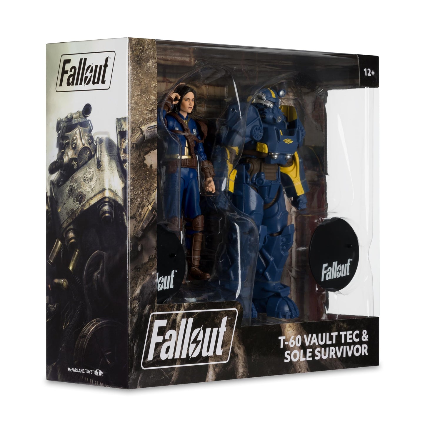 McFarlane Toys Fallout 4 T-60 Vault Tec & Sole Survivor 7-Inch 2-Pack