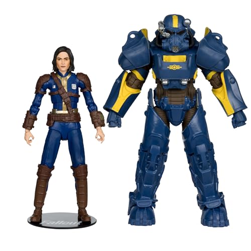 McFarlane Toys Fallout 4 T-60 Vault Tec & Sole Survivor 7-Inch 2-Pack