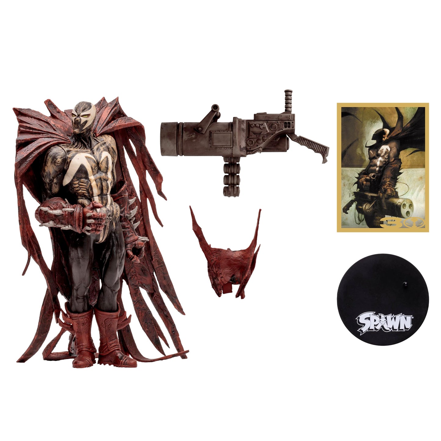 McFarlane Toys Spawn Hellspawn Digitally Remastered 7in Figure – 30th Anniversary