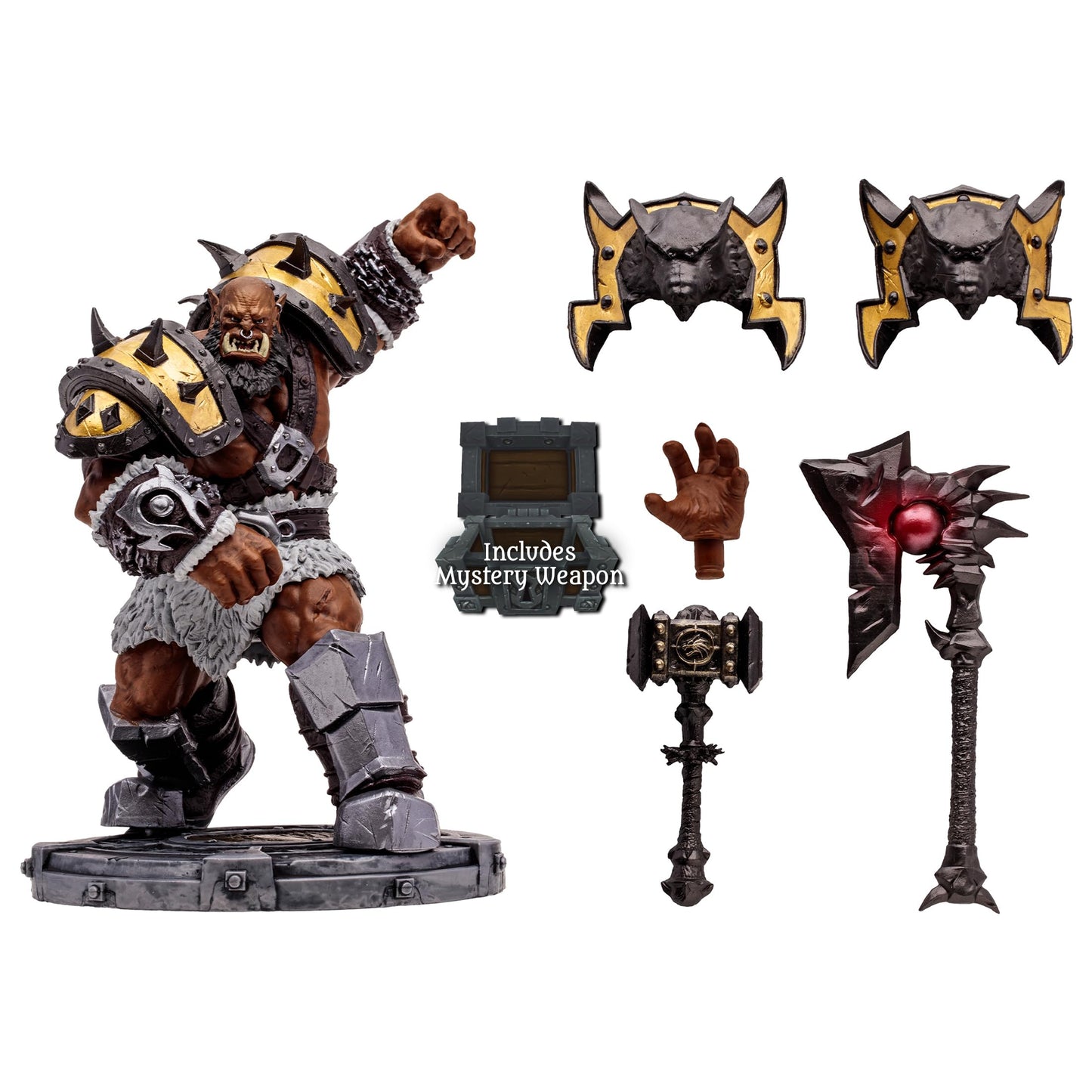 McFarlane Toys World of Warcraft Orc: Warrior/Shaman (Epic) 1:12 Scale Posed Figure