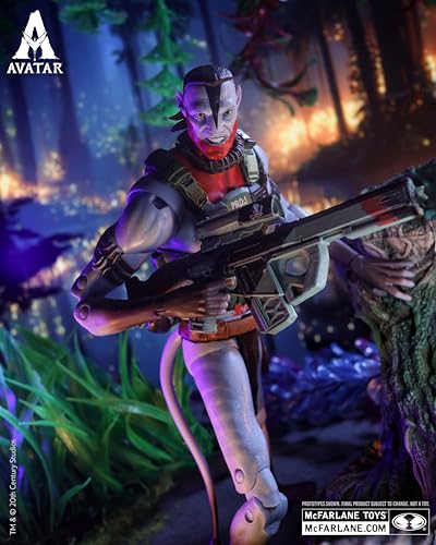 McFarlane Toys Avatar: Fire and Ash Quaritch 7-Inch Action Figure – Collector Edition