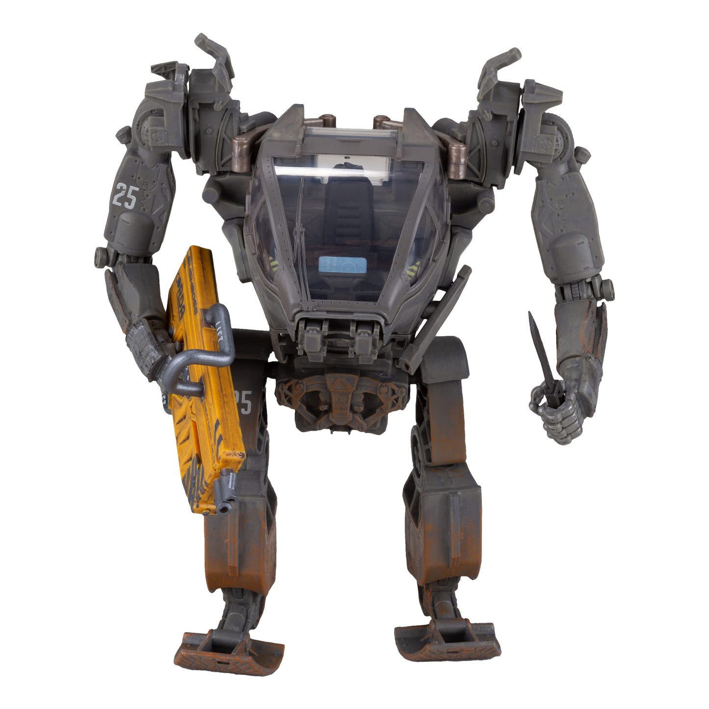 McFarlane Avatar: The Way of Water Amp Suit Megafig with Bush Boss FD-11 Flamethrower — 22-Point Articulation