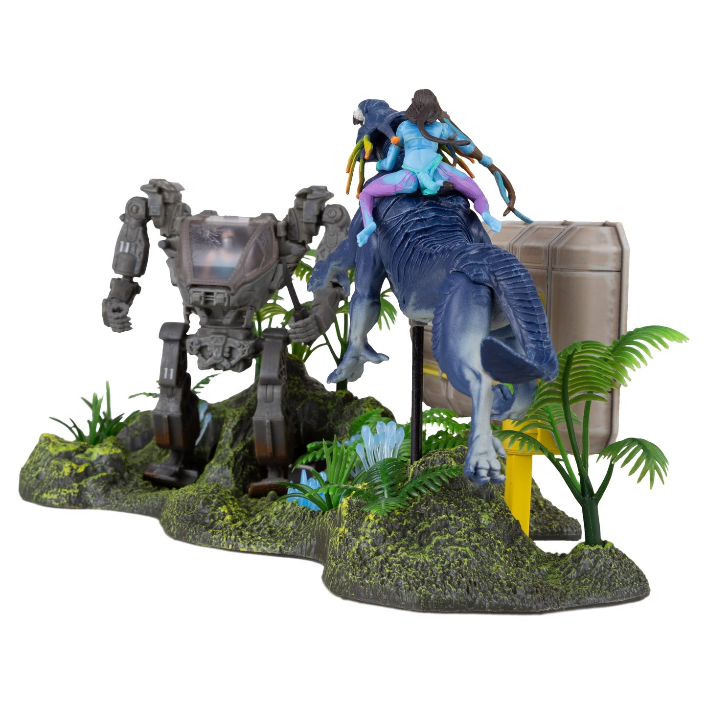 McFarlane Toys Avatar: The Way of Water – World of Pandora Shack Site Battle Figure Set