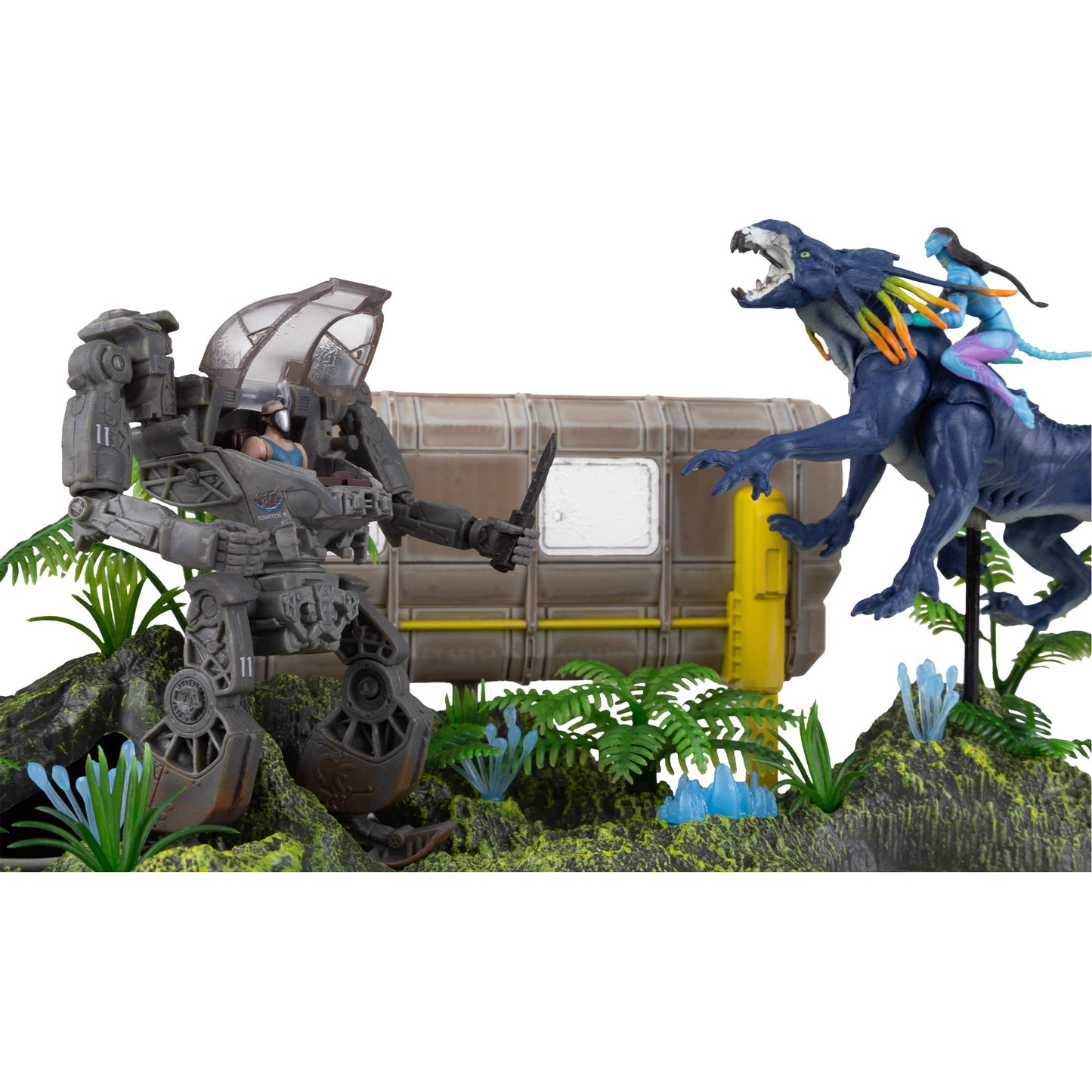 McFarlane Toys Avatar: The Way of Water – World of Pandora Shack Site Battle Figure Set