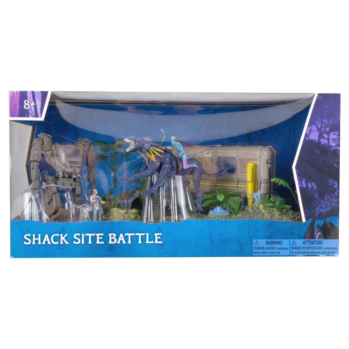 McFarlane Toys Avatar: The Way of Water – World of Pandora Shack Site Battle Figure Set
