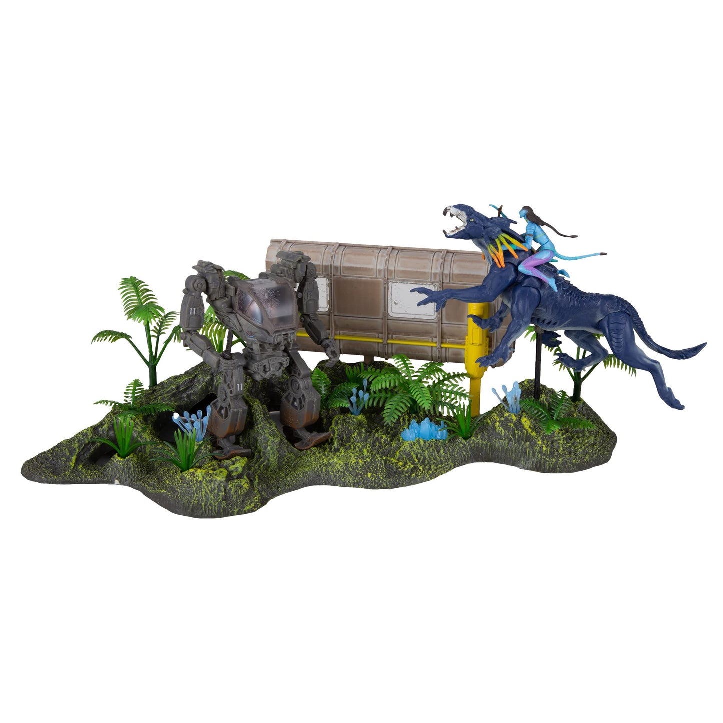 McFarlane Toys Avatar: The Way of Water – World of Pandora Shack Site Battle Figure Set