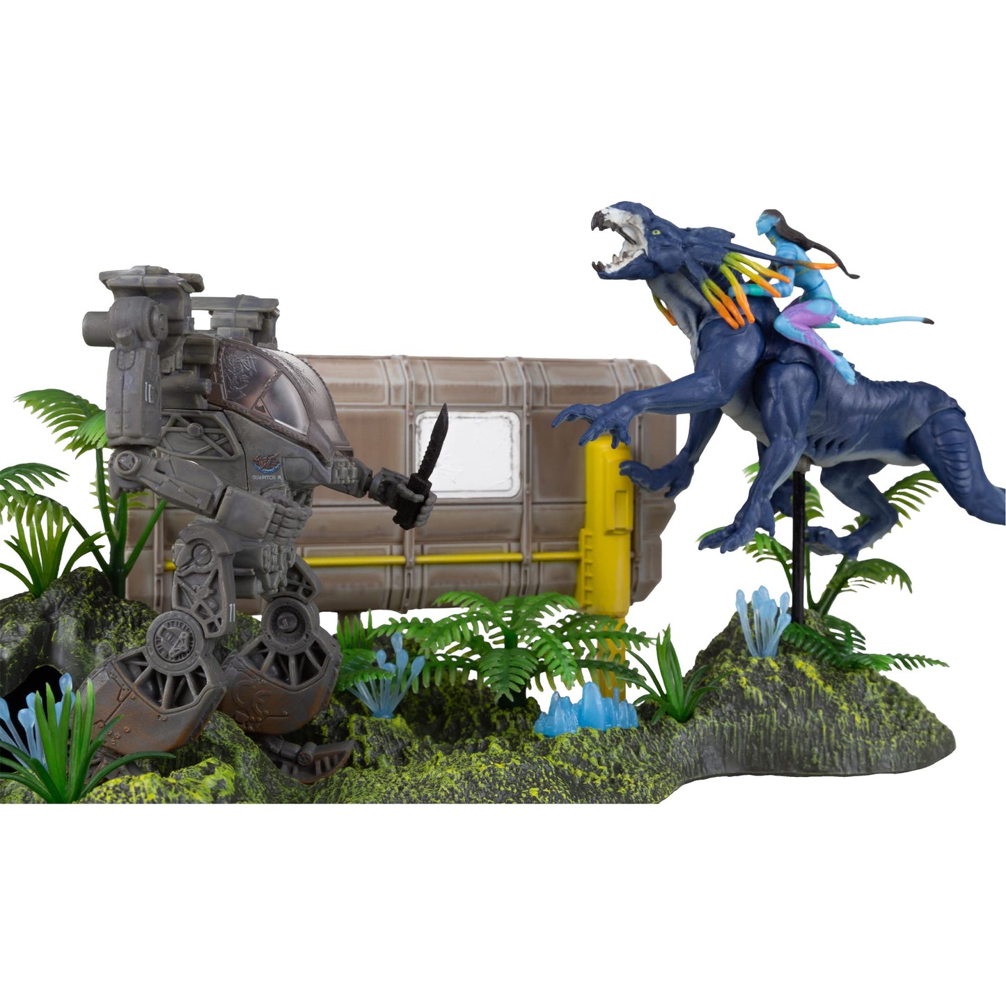 McFarlane Toys Avatar: The Way of Water – World of Pandora Shack Site Battle Figure Set