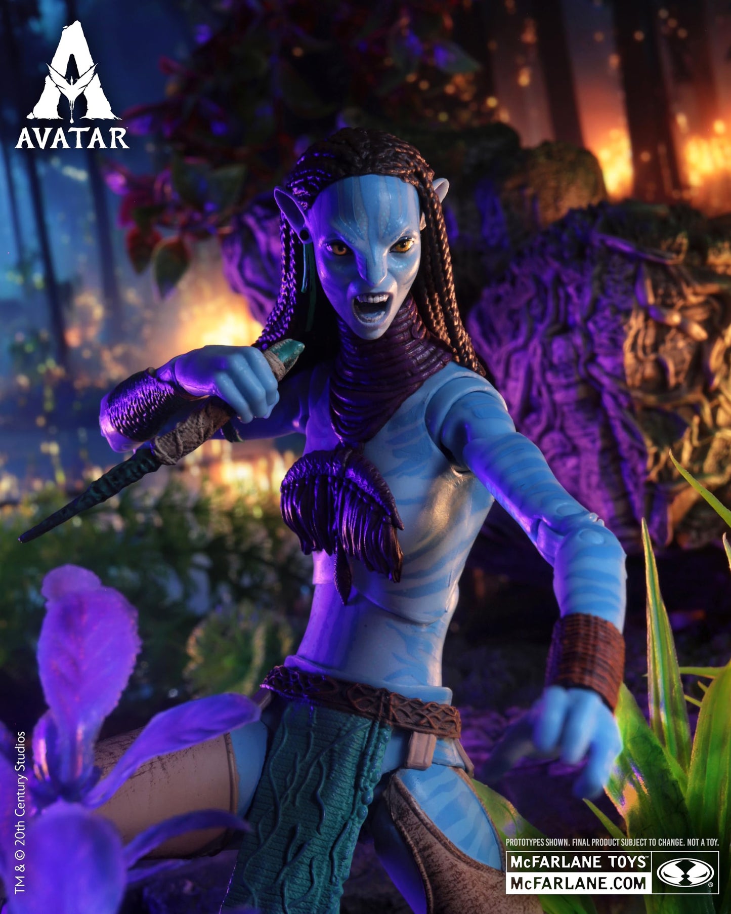McFarlane Toys Avatar: Fire and Ash Neytiri 7-Inch Action Figure – Collector Edition