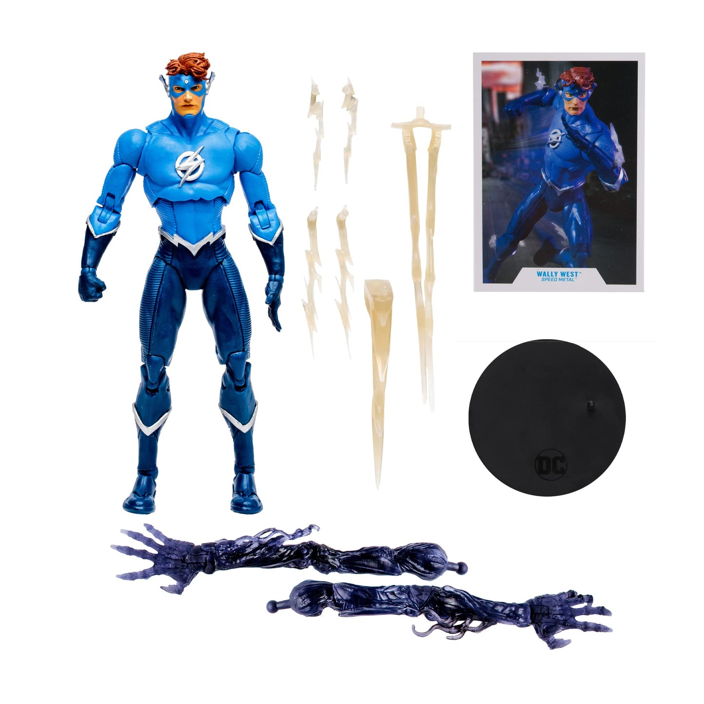 McFarlane Toys DC Build-A 7in WV9 Speed Metal: Wally West Figure