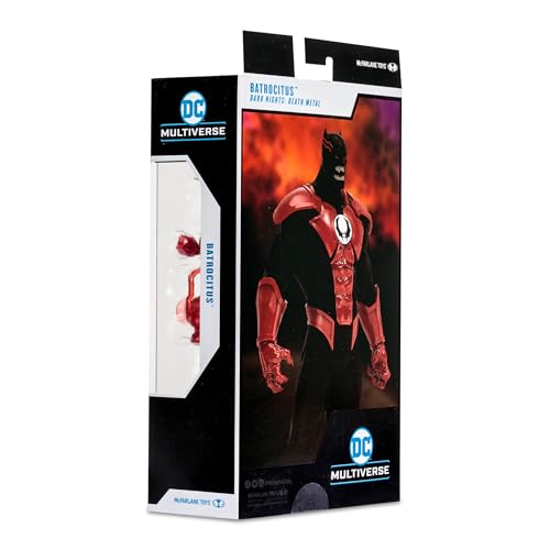 McFarlane Toys DC Multiverse 7in BATROCITUS (Dark Metal) Figure – Multicolor