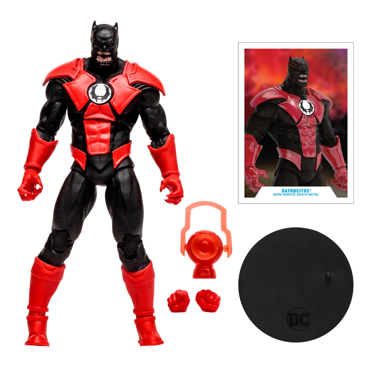 McFarlane Toys DC Multiverse 7in BATROCITUS (Dark Metal) Figure – Multicolor