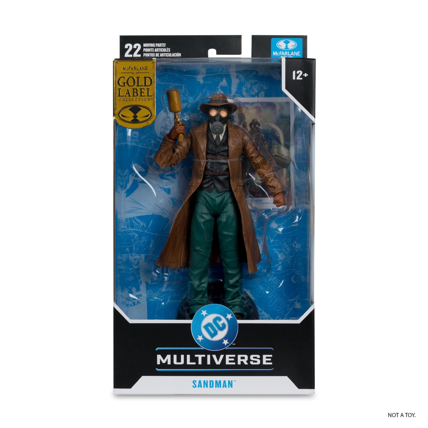 McFarlane DC Multiverse Sandman Wesley Dodds Figure – Gold Label, 15 cm