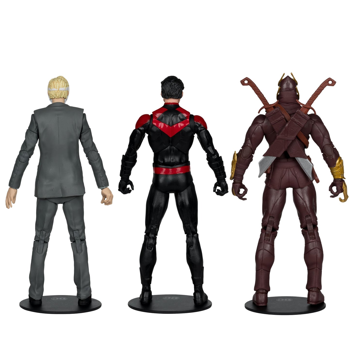 McFarlane Toys DC Multiverse Nightwing vs Talon & Owl 7in Figure 3pk Gold Label