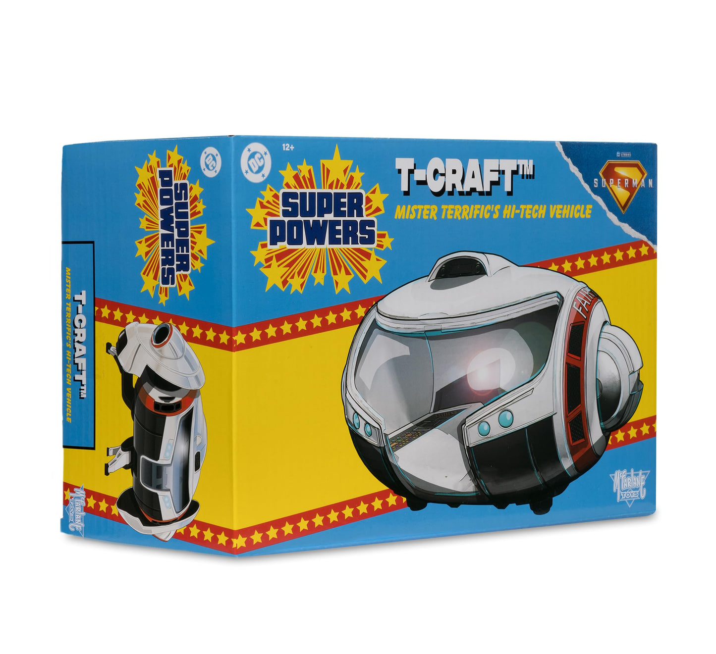 McFarlane Toys DC Super Powers T-Craft Mr. Terrific’s Hi-Tech Vehicle – Collectible Movie Replica