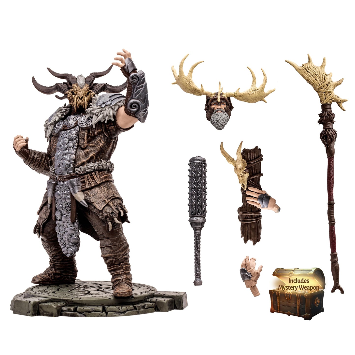 McFarlane Toys Diablo IV Landslide Druid 1:12 Scale Posed Figure - Common