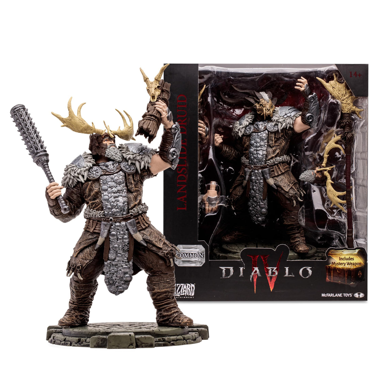 McFarlane Toys Diablo IV Landslide Druid 1:12 Scale Posed Figure - Common