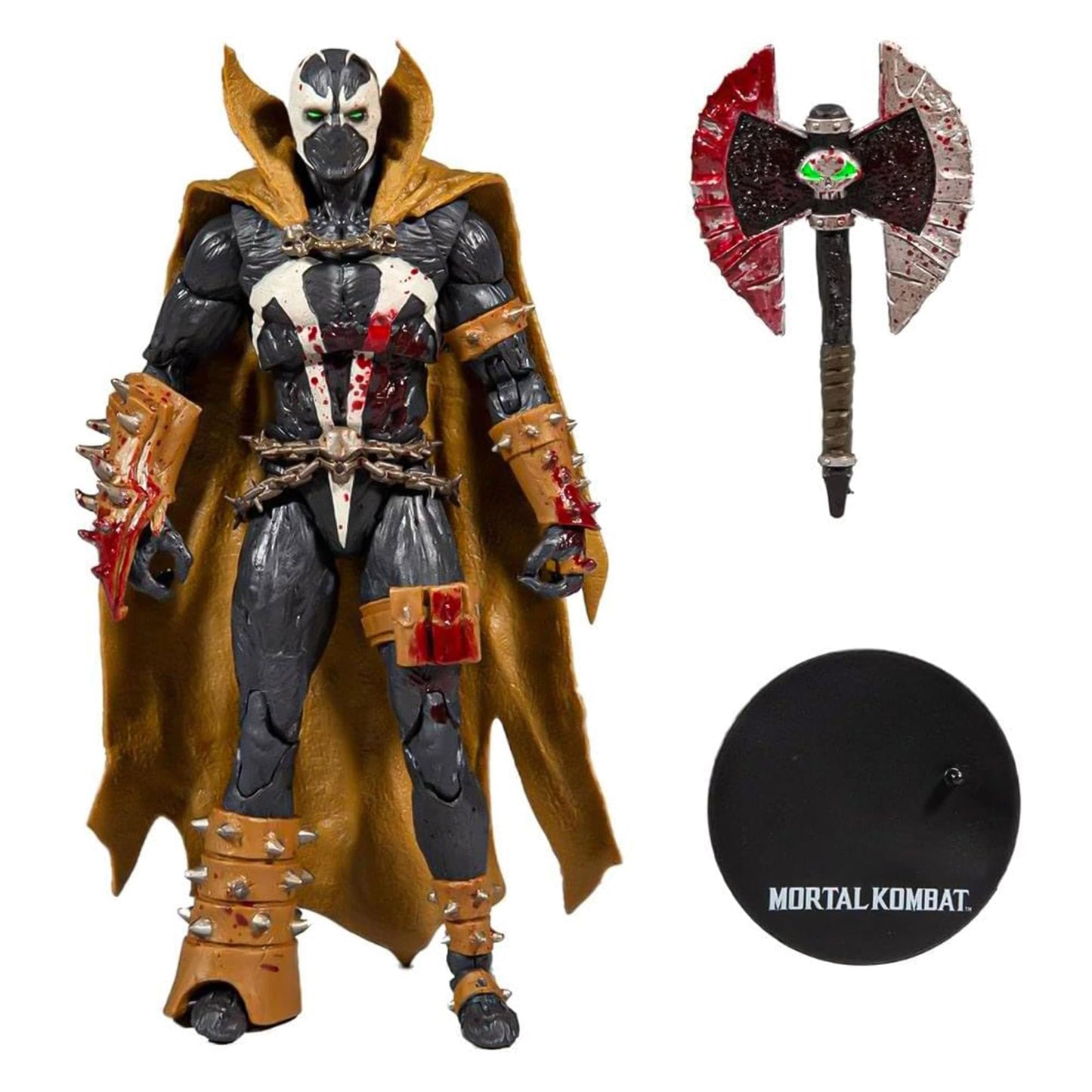 McFarlane Toys Mortal Kombat Spawn Bloody Classic 7-Inch Action Figure with Accessories