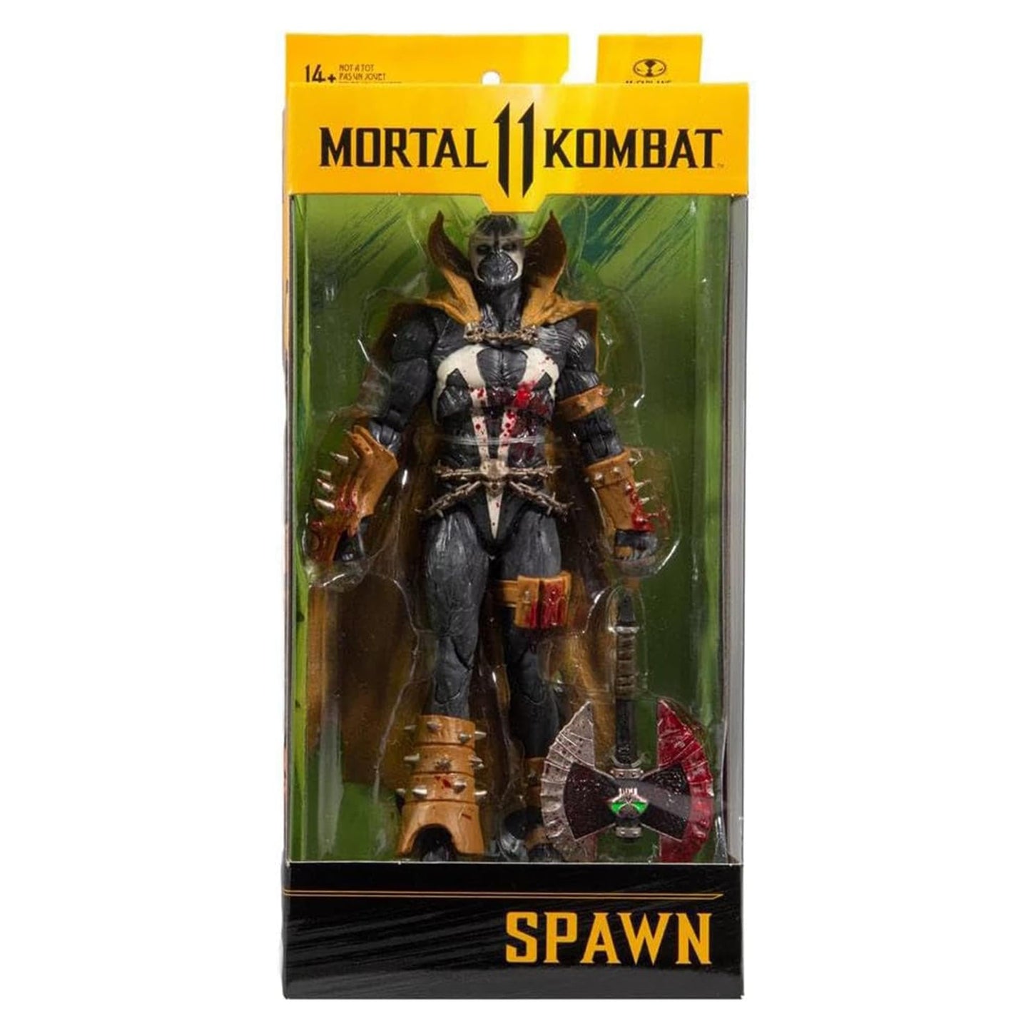 McFarlane Toys Mortal Kombat Spawn Bloody Classic 7-Inch Action Figure with Accessories