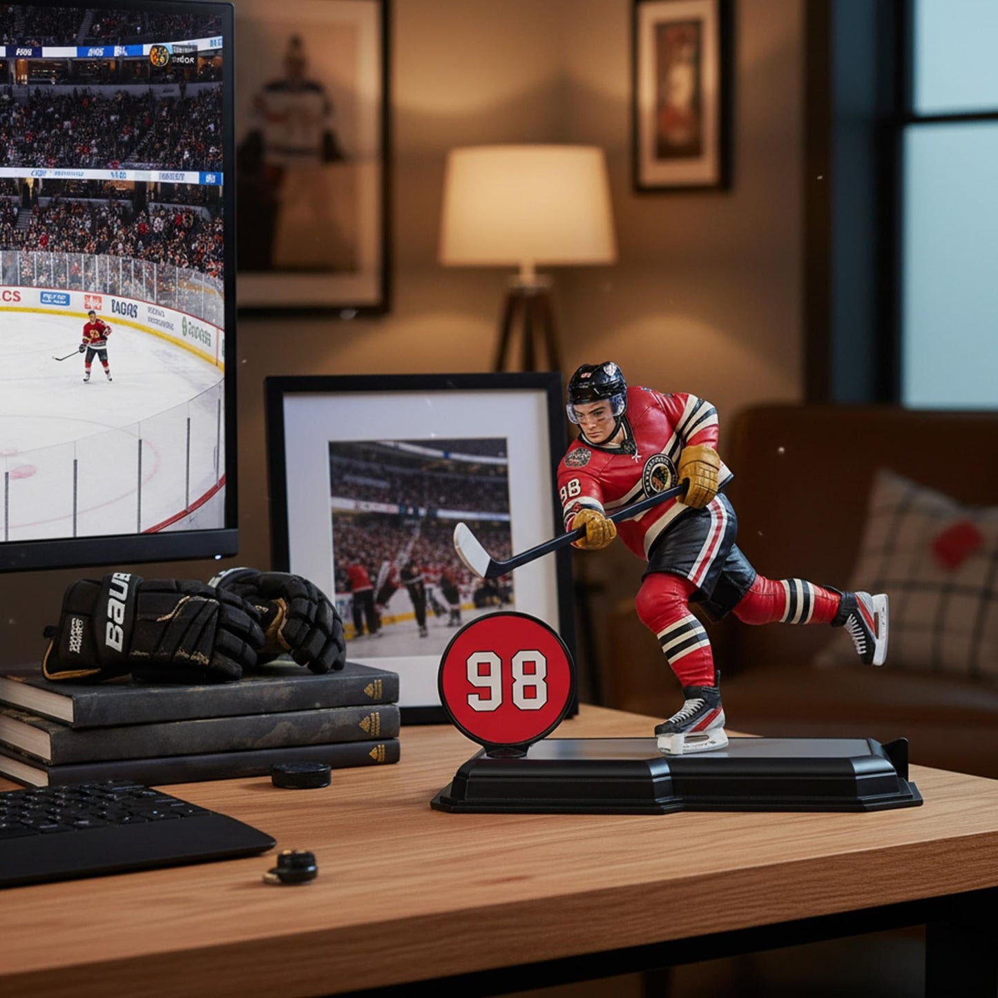 McFarlane Toys Connor Bedard 7in Posed Figure - Chicago Blackhawks | SportsPicks