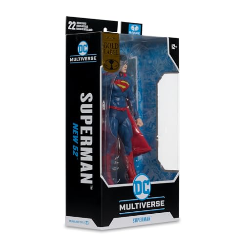 McFarlane The New 52 DC Multiverse Superman (Gold Label) 18 cm – Premium Collectible Figure