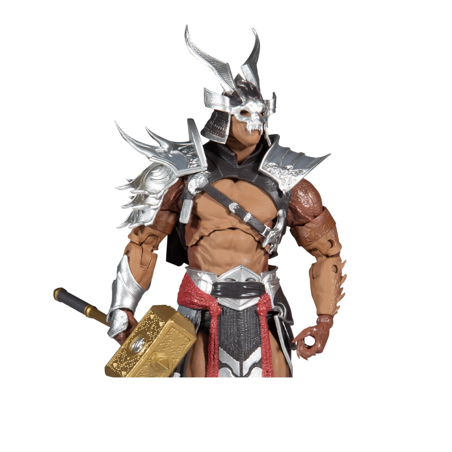 McFarlane Toys Mortal Kombat Shao Kahn (Platinum Kahn) 7\" Action Figure