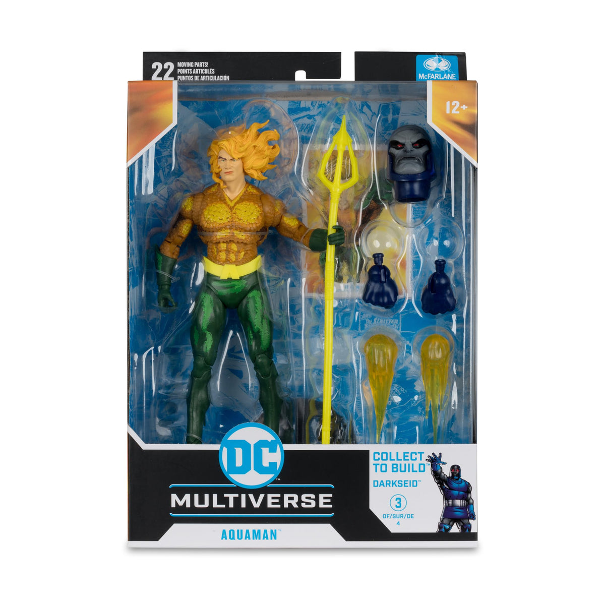 McFarlane Toys DC Multiverse Aquaman (Justice League Task Force) 7in Build-A Figure | Collectible Action Figure