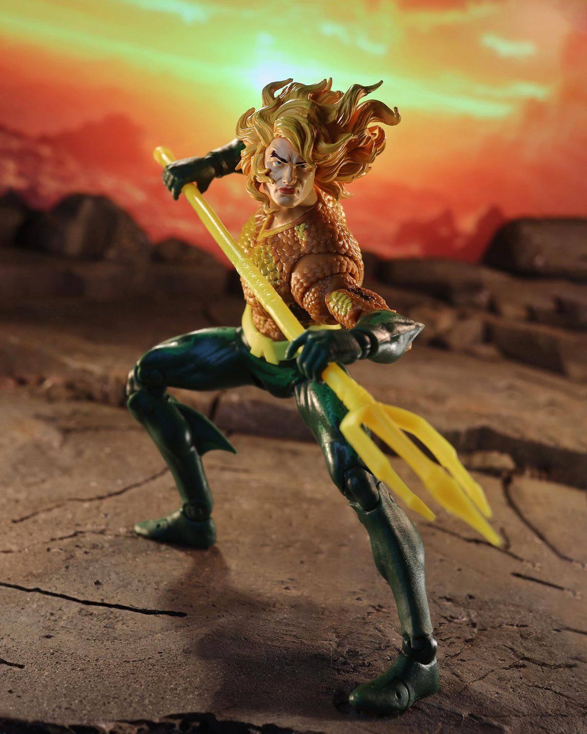 McFarlane Toys DC Multiverse Aquaman (Justice League Task Force) 7in Build-A Figure | Collectible Action Figure
