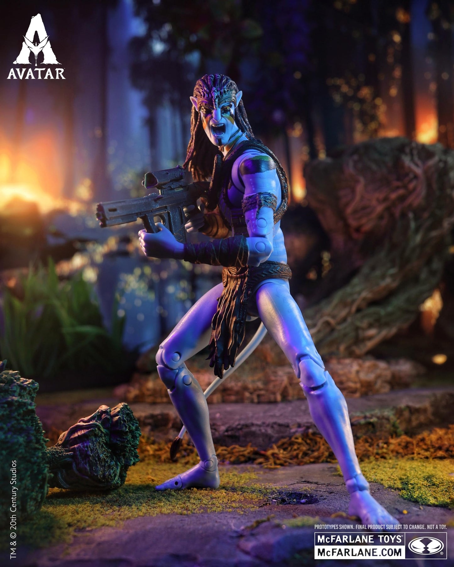 McFarlane Toys Avatar: Fire and Ash Jake Sully Metkayina Final Battle 7in Figure | Collector Edition