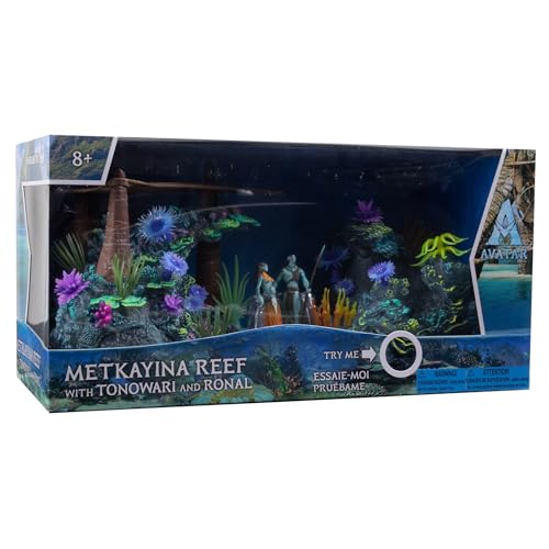McFarlane Toys Avatar: The Way of Water – Metkayina Reef Playset with Tonowari & Ronal