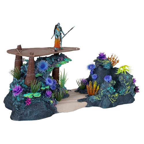 McFarlane Toys Avatar: The Way of Water – Metkayina Reef Playset with Tonowari & Ronal