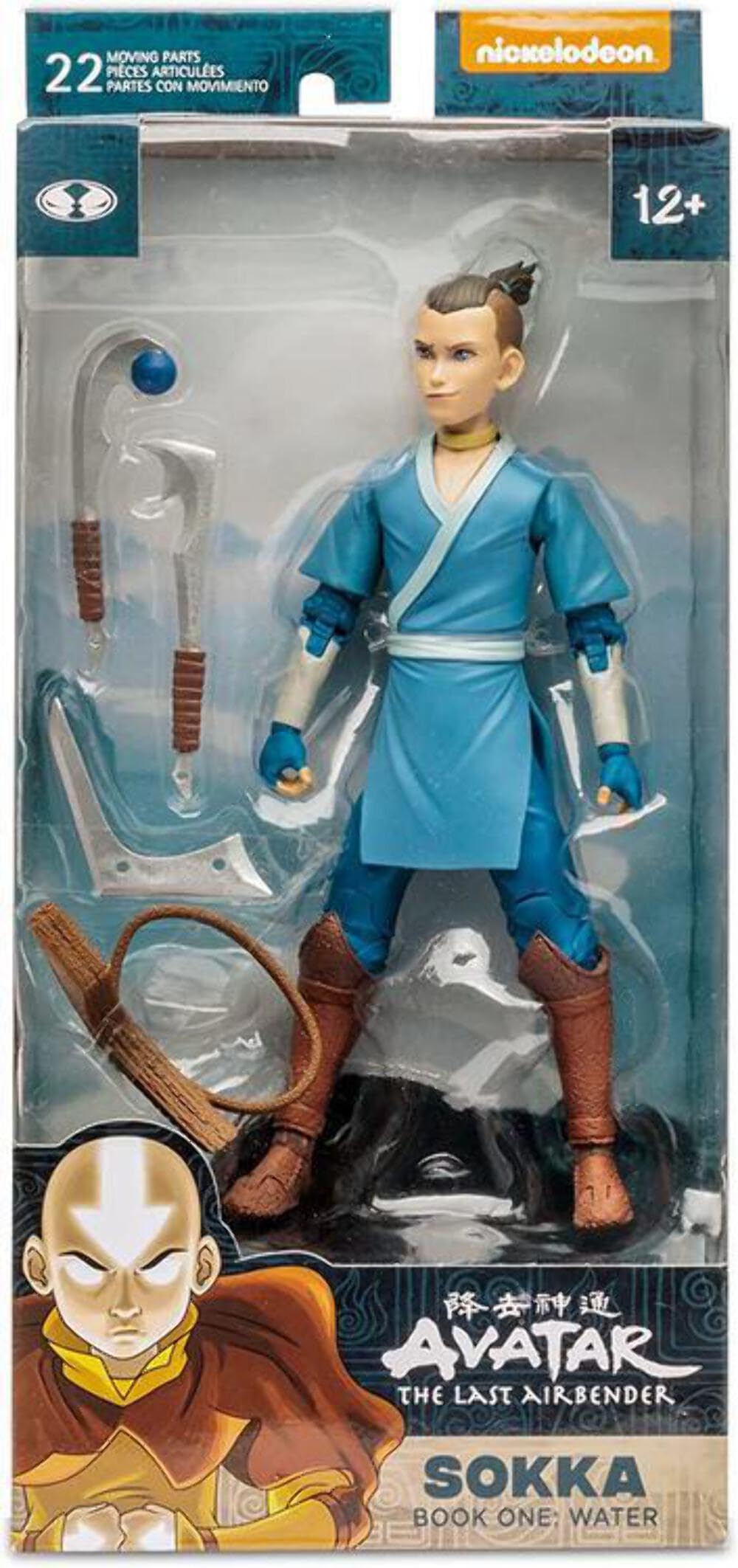 McFarlane Toys Avatar TLAB 7in WV2 Sokka Figure – Water Tribe Warrior with Boomerang